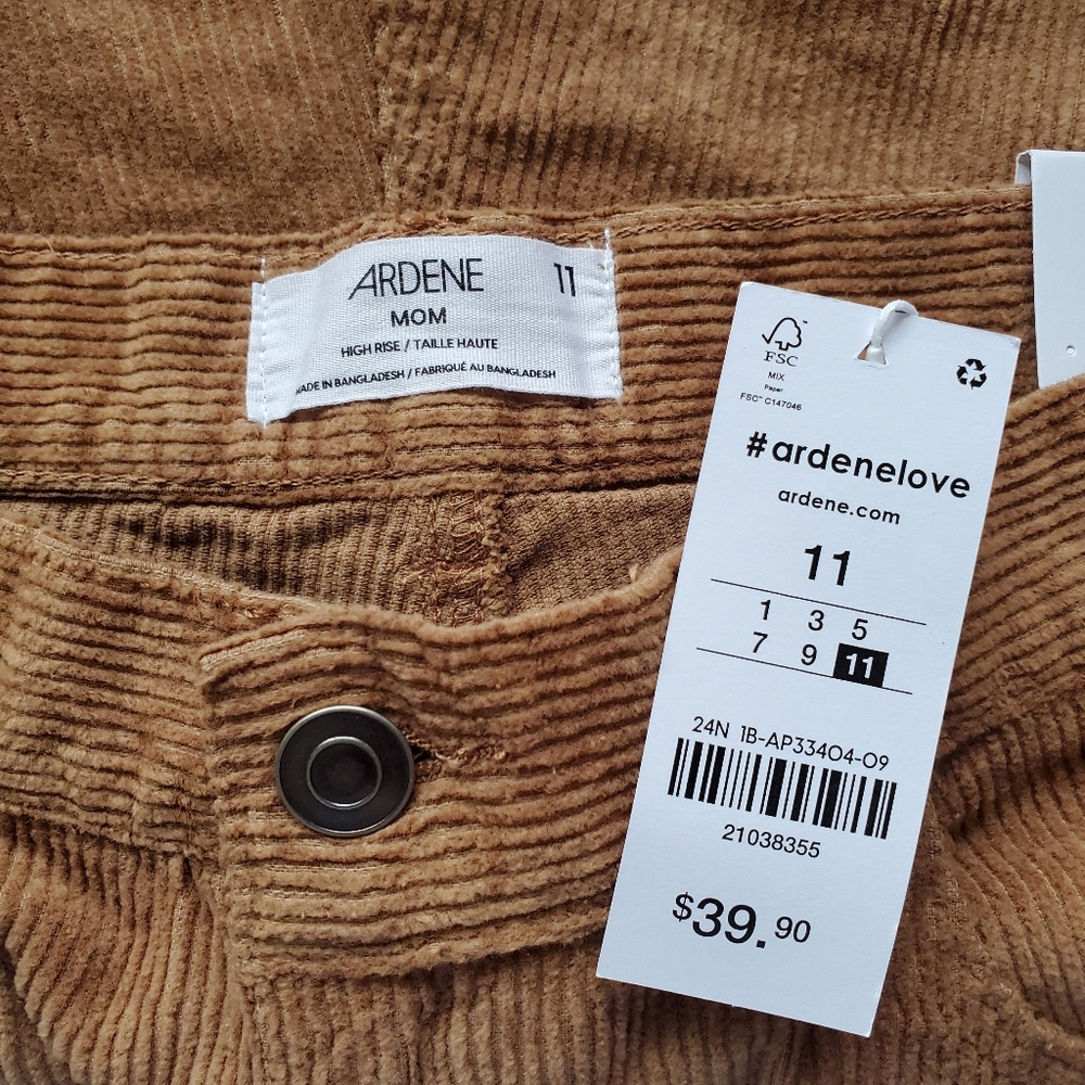 High Rise Corduroy Pants - Picture 7 of 8